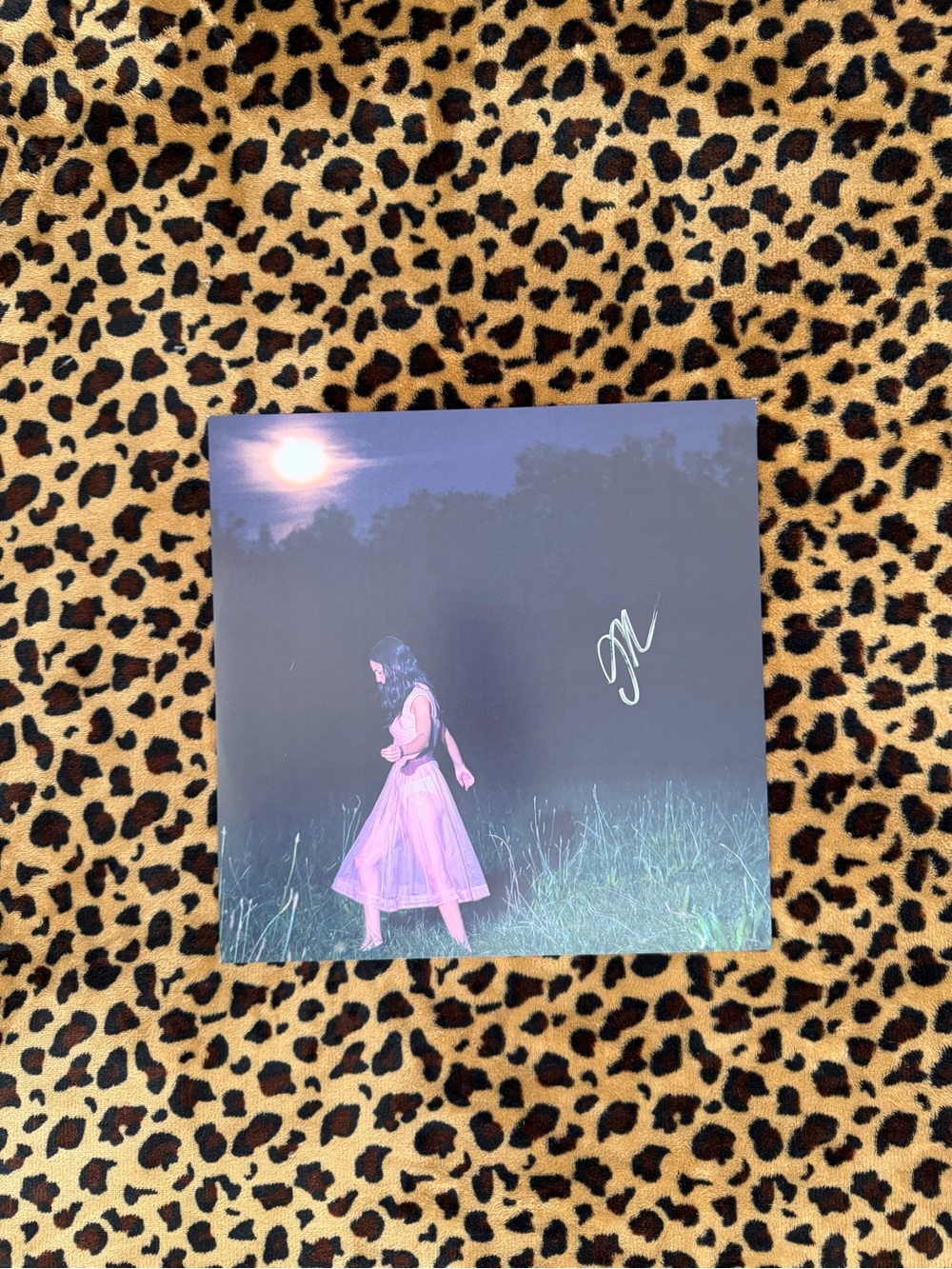 Olivia Rodrigo Signed Vinyl Insert
